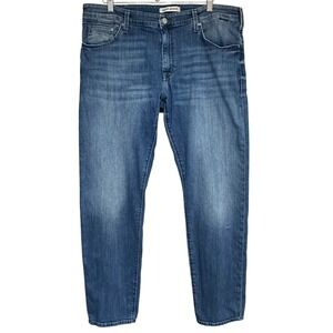 Mavi Jeans Jake Slim Leg Mens Size 38x32 Medium Wash Blue Denim‎ Casual Relaxed